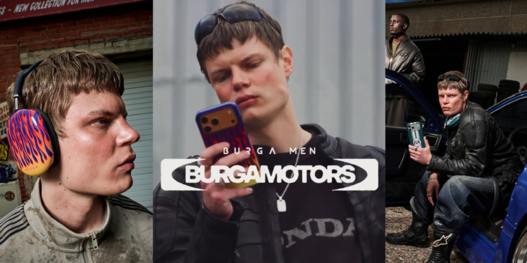 Anton Kundrus für BURGA MEN - Edgy Model trifft auf Technik Accessiors