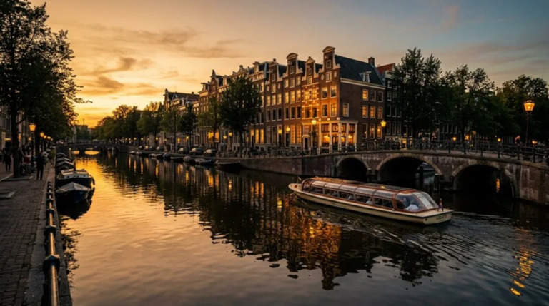 Privatjet nach Amsterdam