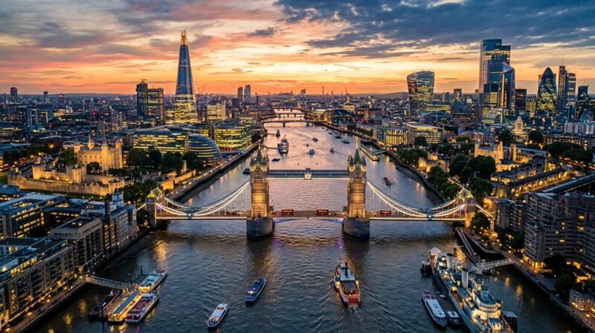 Privatjet nach London